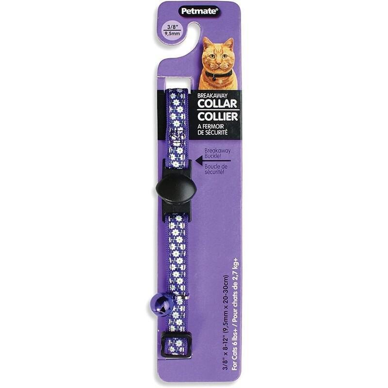 Aspen Pet mgd Adjustable Collar - 3/8" x 8-12" - Purple, , medium
