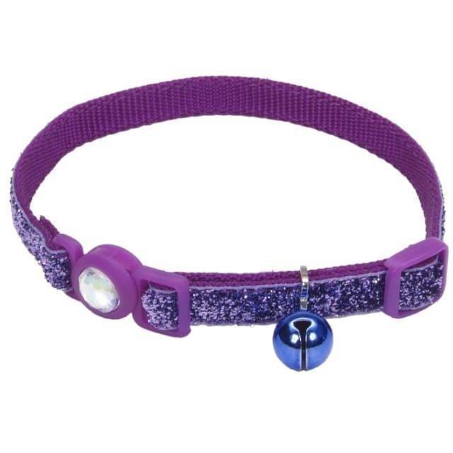 Coastal Safe Purple Adjustable Breakaway Cat Collar, , medium
