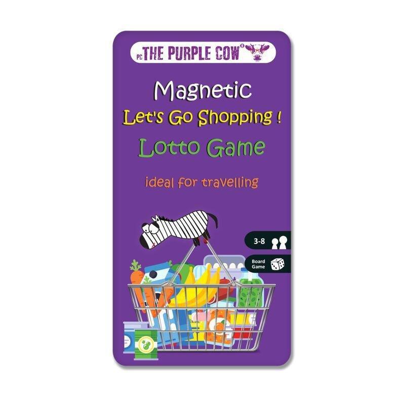 The Purple Cow To Go Magnetic Lets Go Shopping Travel Game, , large image number 0