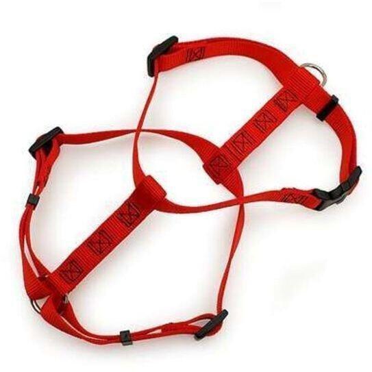 Doskocil Aspen Pet Products Adjustable Harness - 20-28 x 3/4 - Red, , large image number 0