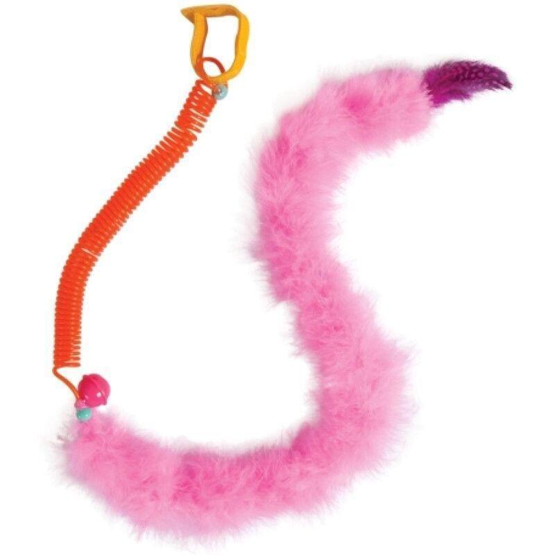 Jw Pet Company Featherlite Boa Springy Catnip Cat Teaser Toy, , large image number 0