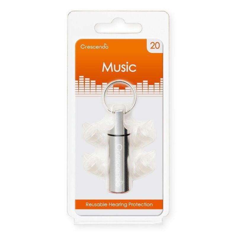 Crescendo Music 20 Hearing Protection Reusable Earplugs, , large image number 0