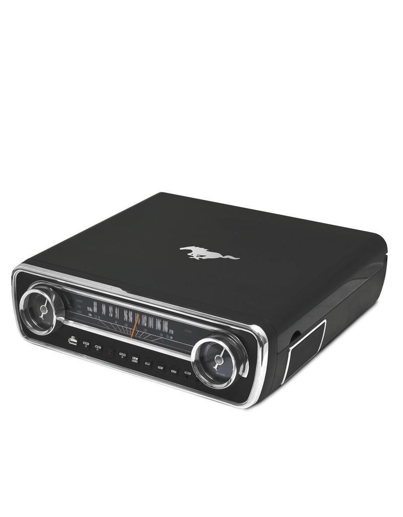 ION Mustang LP 4-in-1 Turntable Music Center with Vinyl/Radio/USB/AUX - Black, , large image number 1