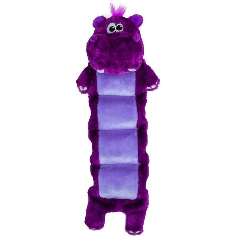 Outward Hound Squeaker Palz Invincibles Squeaker Plush Dog Toy By Outward Hound - 5 Squeakers - Hippo, , medium