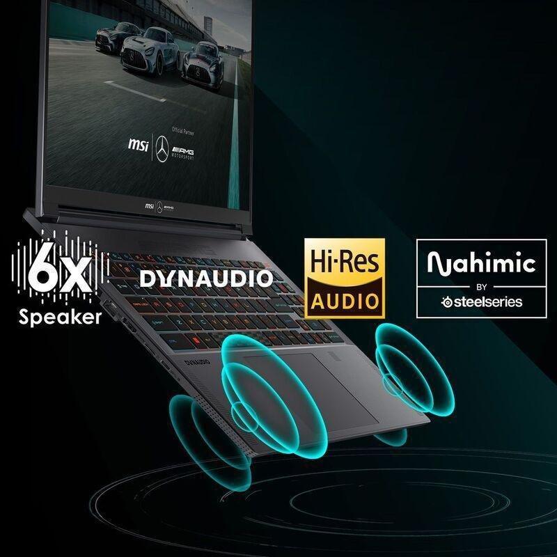 MSI Stealth 16 Mercedes-AMG Motorsport A13VG Gaming Laptop Intel Core i9-13900H/32GB/2TB NVMe SSD/NVIDIA GeForce RTX 4070 8GB/16-inch UHD+ (3840 x ..., , large image number 2