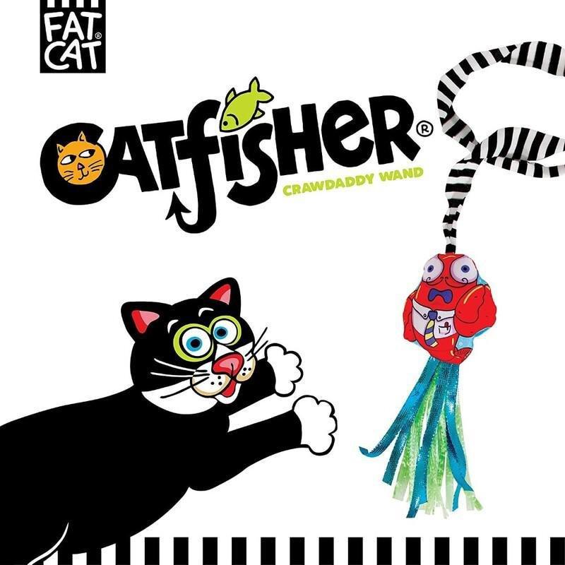 PETMATE - Petmate Fat Cat Catfisher Teasers - Craw Dad Wand