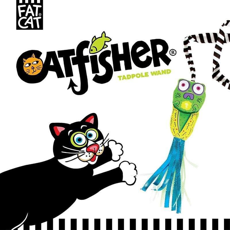 PETMATE - Petmate Fat Cat Catfisher Teasers Tadpole Wand