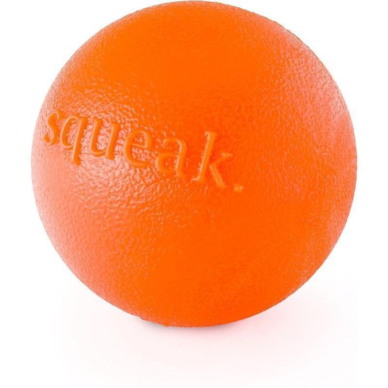 Planet Dog Orbee-Tuff Squeak Ball Orange Dog Fetch Toy, , large image number 0
