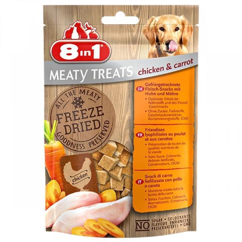 8IN1 - 8IN1 Dog Freeze Dried Chicken/Carrots 50 g 32
