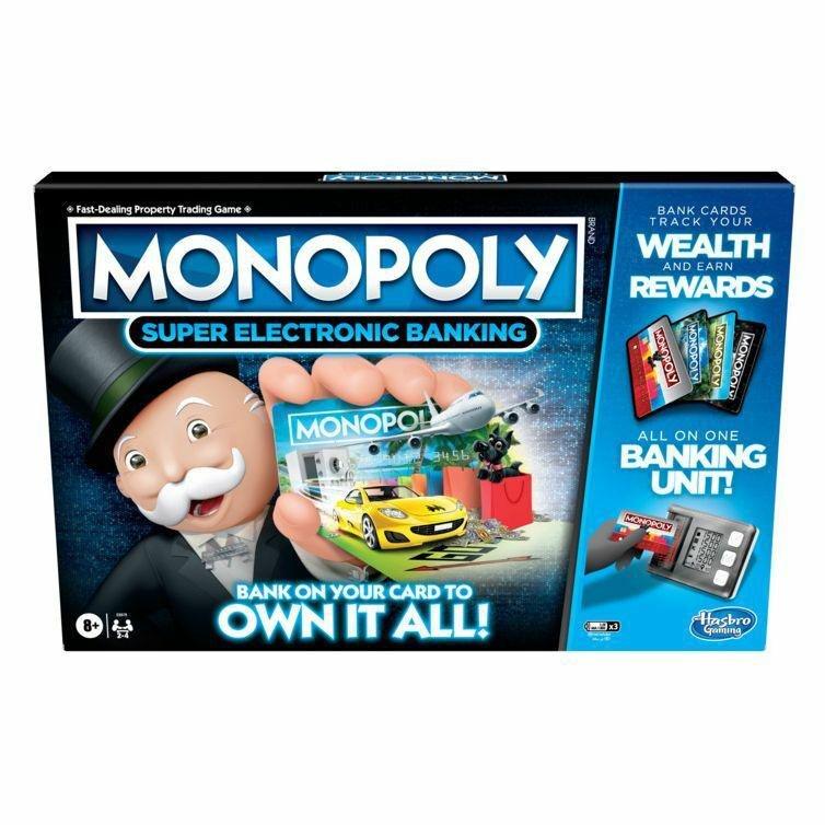 Hasbro Monopoly Super Electronic Banking Game, , large image number 0
