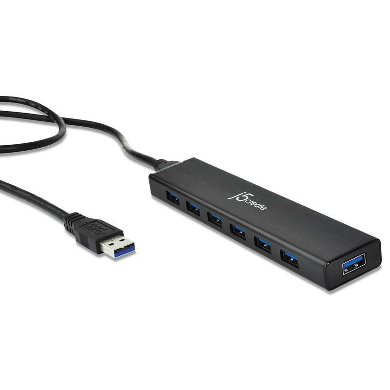 j5create USB 3.0 7-Port Hub, , large image number 1