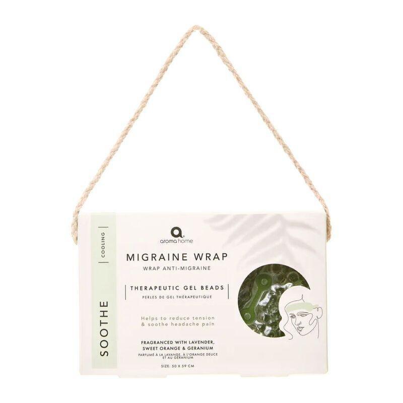 Aroma Home Essentials Gel Warming Migraine Band - Green, , large image number 1