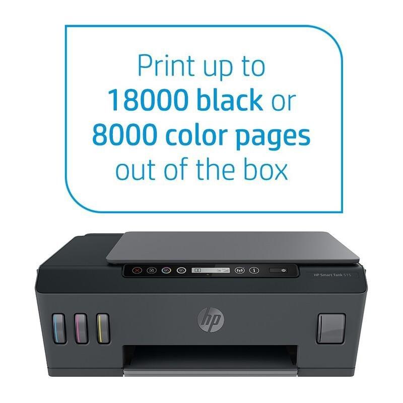HP Smart Tank 515 Wireless All-in-One Printer - Black, , large image number 2