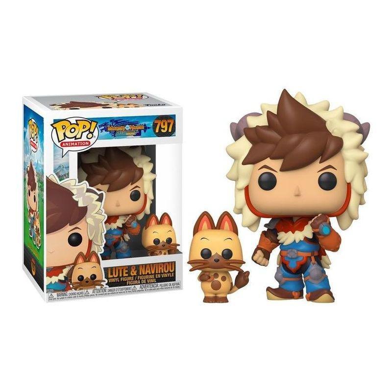 Funko Pop & Buddy Monster Hunter Lute with Navirou Vinyl Figure, , large image number 0