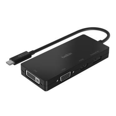 Belkin Interface Hub USB-C to HDMI/VGA/DVI/Display Port Black, , medium