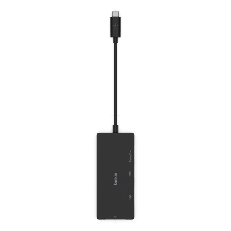Belkin Interface Hub USB-C to HDMI/VGA/DVI/Display Port Black, , large image number 6