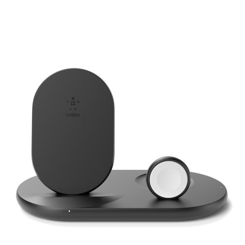 Belkin 3-in-1 Wireless Pad/Stand/Apple Watch Black, , large image number 0