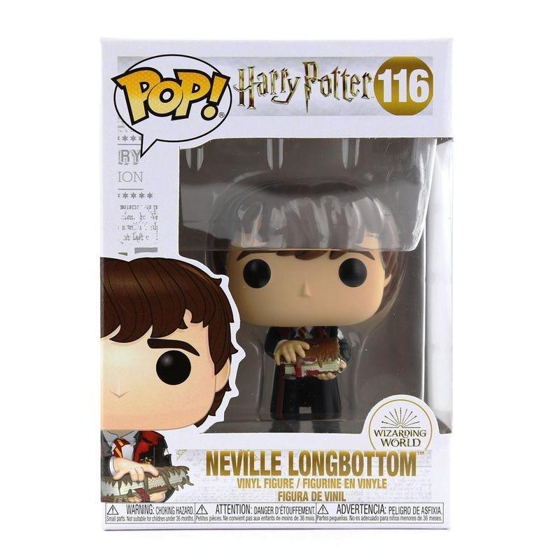 Funko Pop Harry Potter Neville with Monster Book Vinyl Figure, , large image number 1