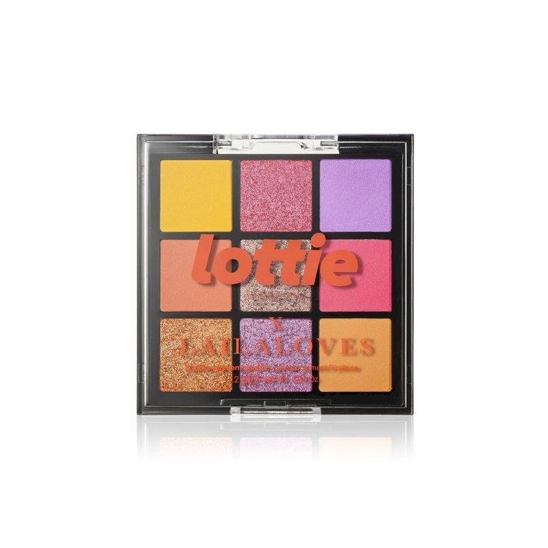 Lottie Laila Loves Palette Neon 9 Shade E/S Palette Ibiza Yellow & Pink, , large image number 0