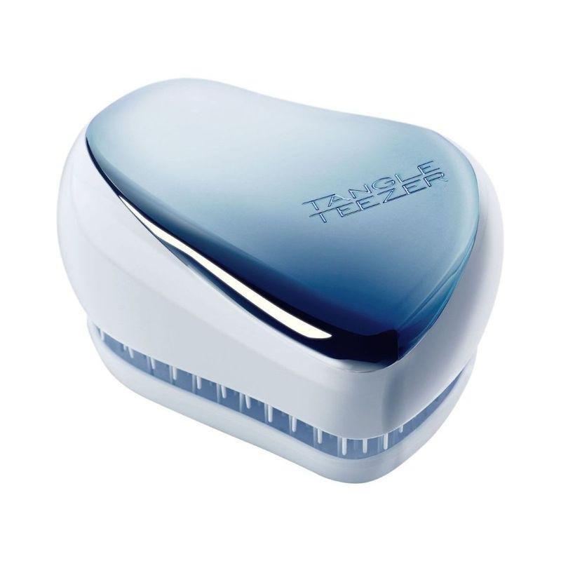 Tangle Teezer Compact Styler Hair Brush - Baby Blue Chrome, , large image number 0