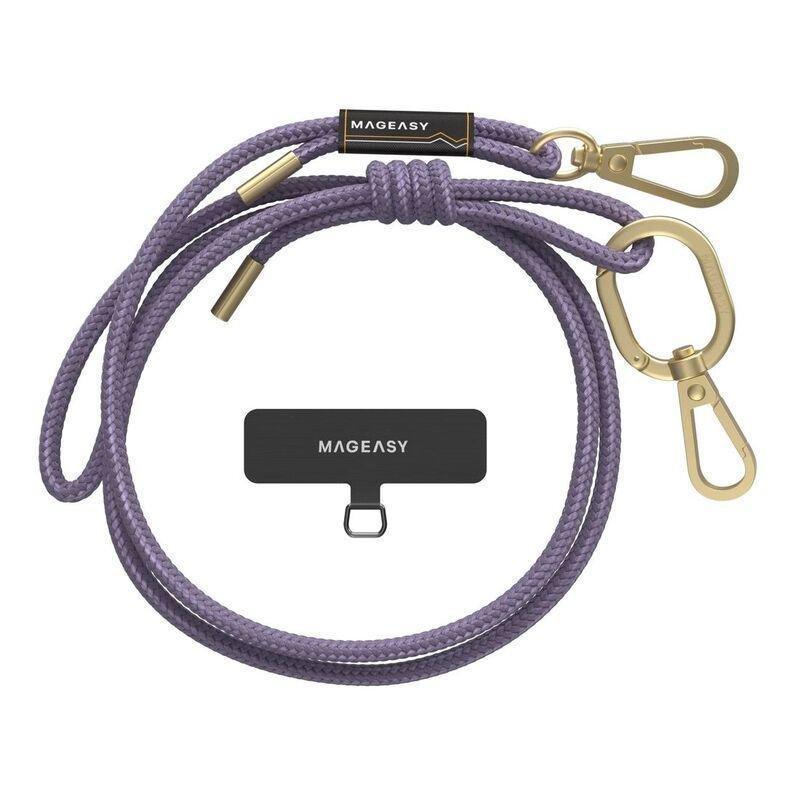 Mageasy Strap+Strap Card 6mm for Smartphone - Very Peri, , medium