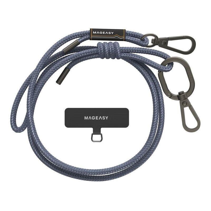 Mageasy Strap+Strap Card 6mm for Smartphone - Riverside Blue, , medium
