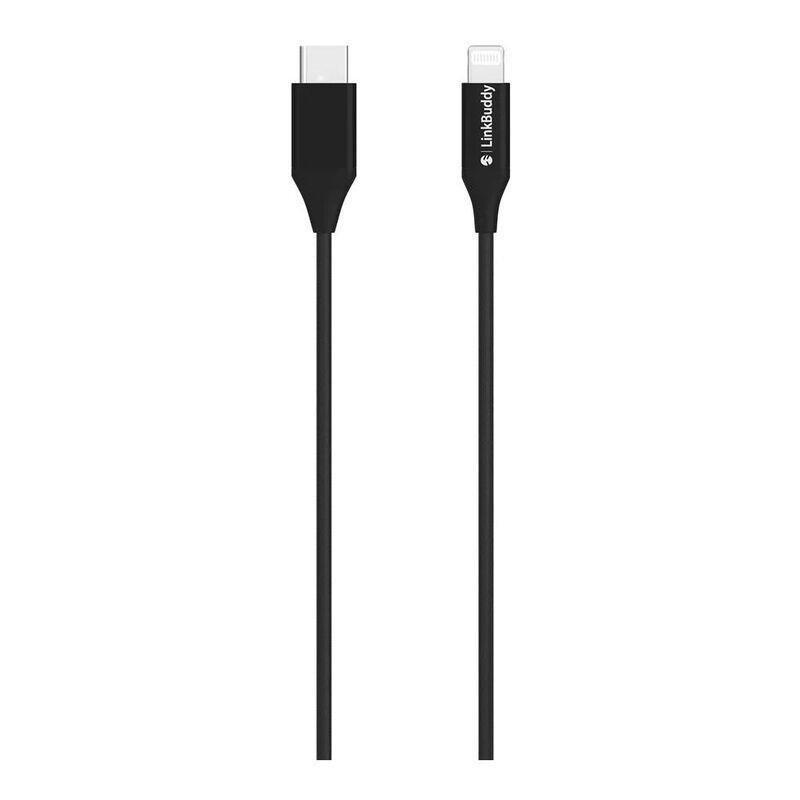 Switcheasy LinkBuddy Charging Cable Type-C to Lightning 1.2m - Black, , medium