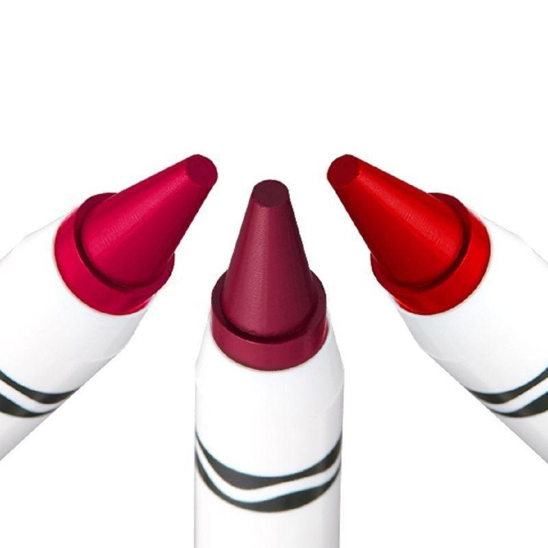 Crayola Beauty Crayon Trio Romantic Reds - Strawberry/Maroon/Red, , large image number 2