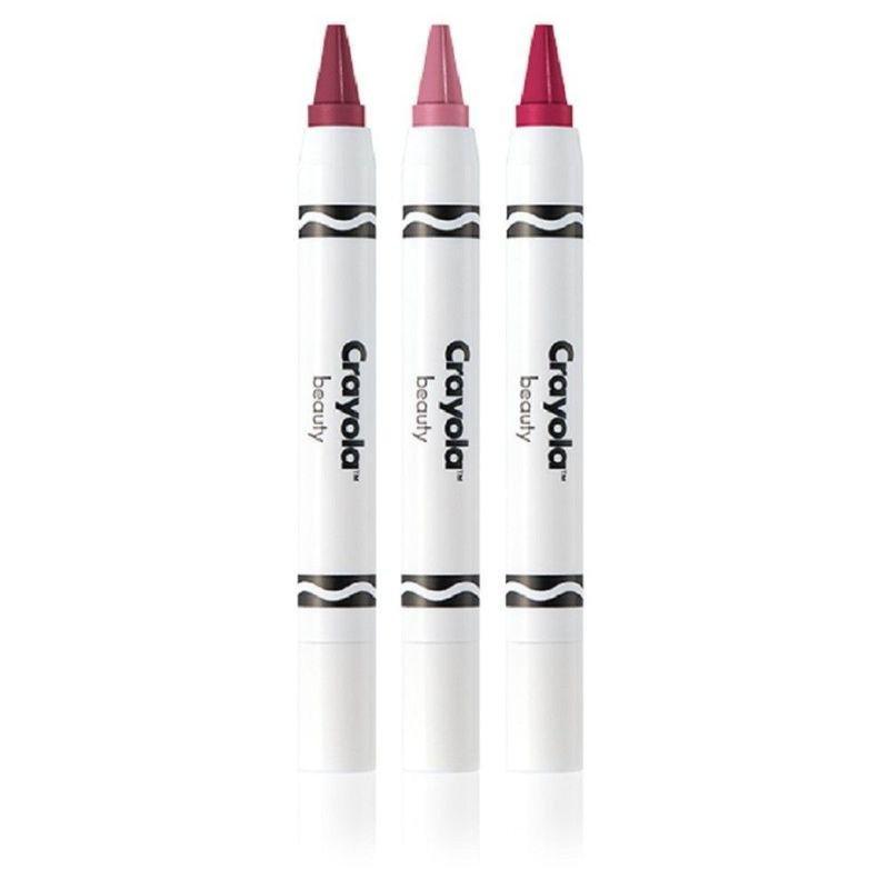 Crayola Beauty Crayon Trio Mauve It! - Mauvelous/Rose/Velvet Pink, , large image number 0
