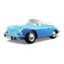 BBURAGO - BBurago Porsche 356B Cabriolet 1961 Blue 1.18 Scale Die-Cast Model Car