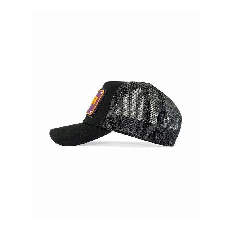 John Hatter The Queen Black Rubber Patch Cap Unisex Cap Black, , large image number 2