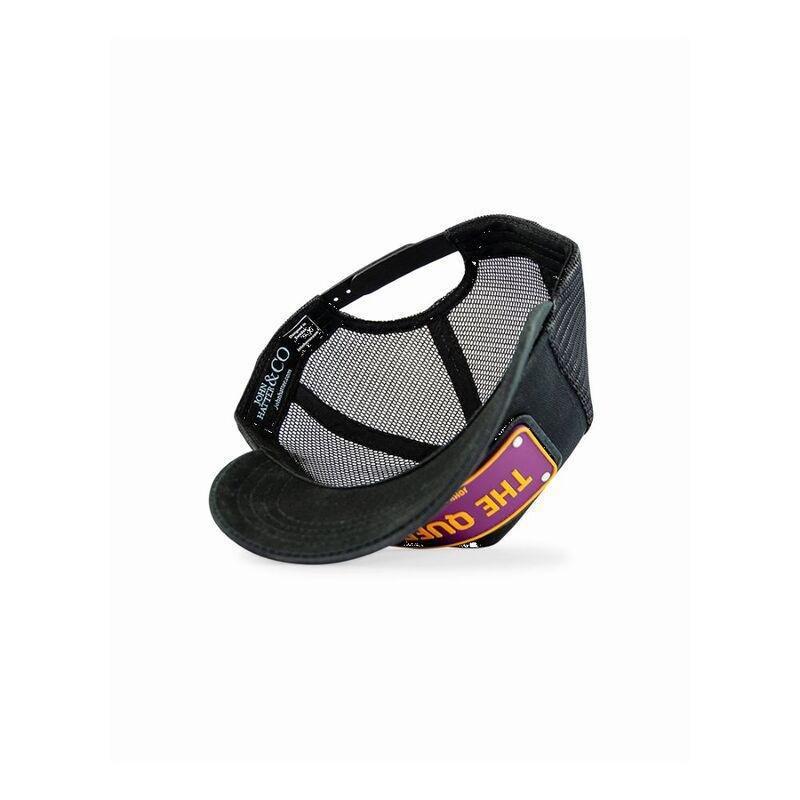 John Hatter The Queen Black Rubber Patch Cap Unisex Cap Black, , large image number 3