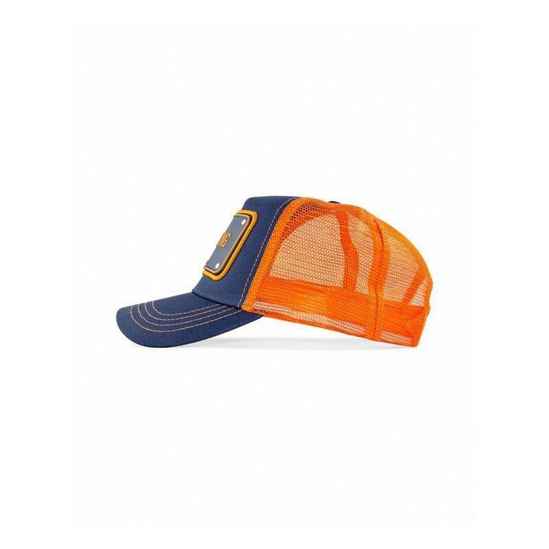 John Hatter Cash Is King Rubber Patch Cap Unisex Cap Orange And Navy, , large image number 2