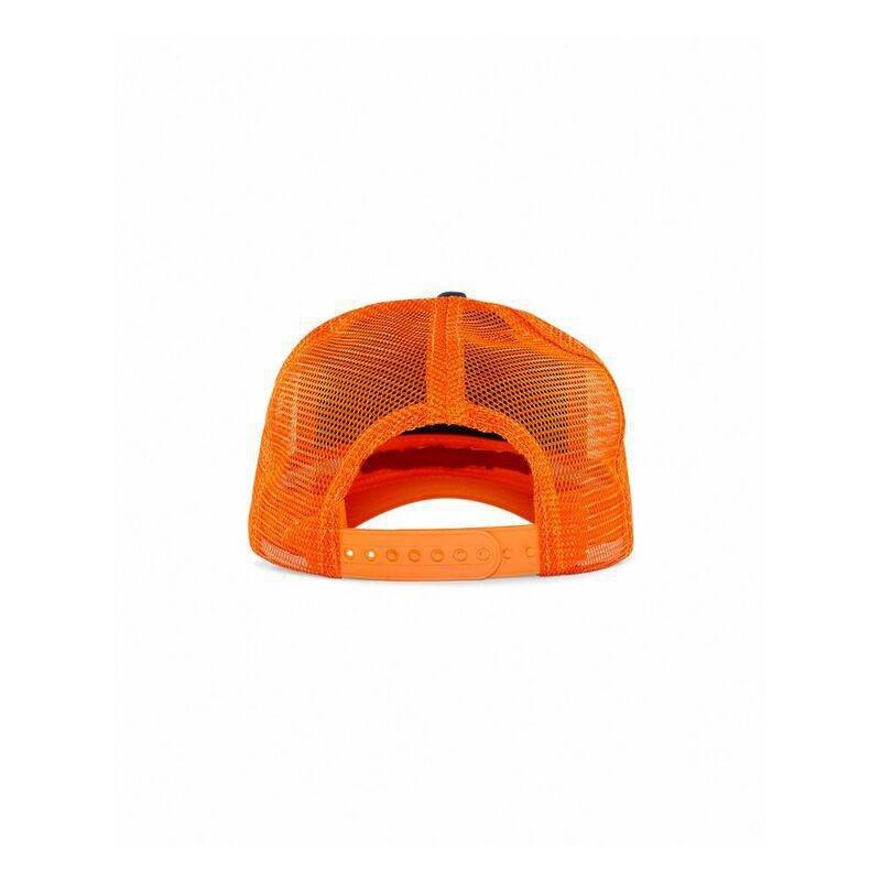John Hatter Cash Is King Rubber Patch Cap Unisex Cap Orange And Navy, , large image number 4