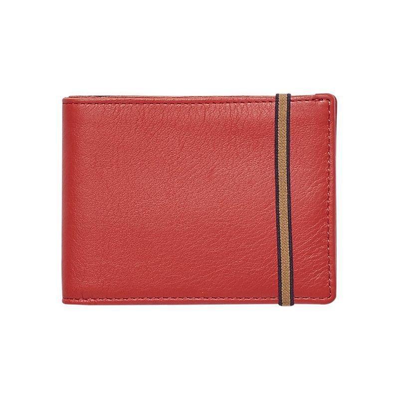 Carre Royal Portefeuille Porte-Carte En Cuir Leather Wallet Red, , large image number 0