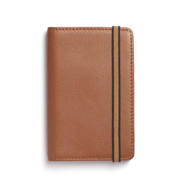 Carre Royal Porte-Carte Leather Wallet Brandy, , large image number 0