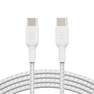 BELKIN - Belkin USB-C To USB-C 2.0 Braided Cable 1M White