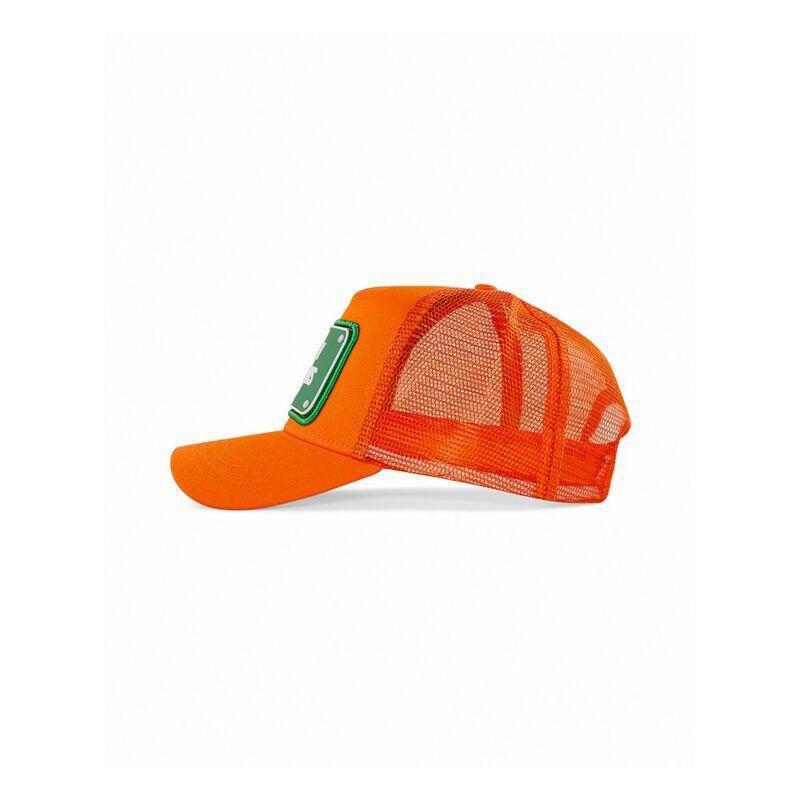 John Hatter Mo Money Mo Problems Rubber Patch Cap Unisex Cap Orange, , large image number 2
