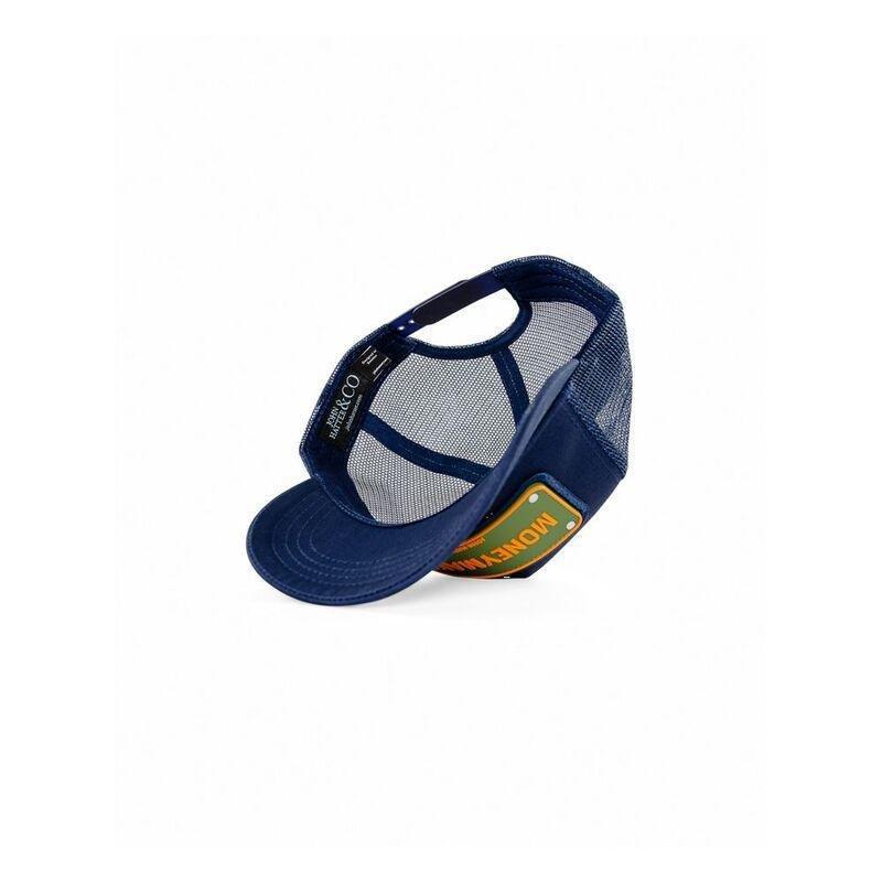 John Hatter Money Maker Rubber Patch Cap Unisex Cap Navy Blue, , large image number 3