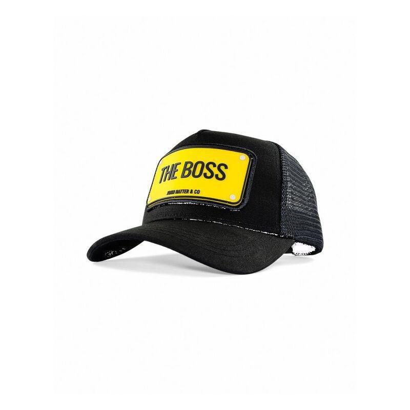 John Hatter The Boss Rubber Patch Cap Unisex Cap Black, , medium