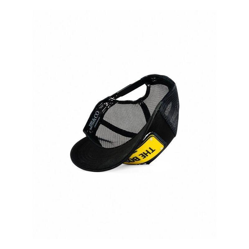 John Hatter The Boss Rubber Patch Cap Unisex Cap Black, , large image number 2
