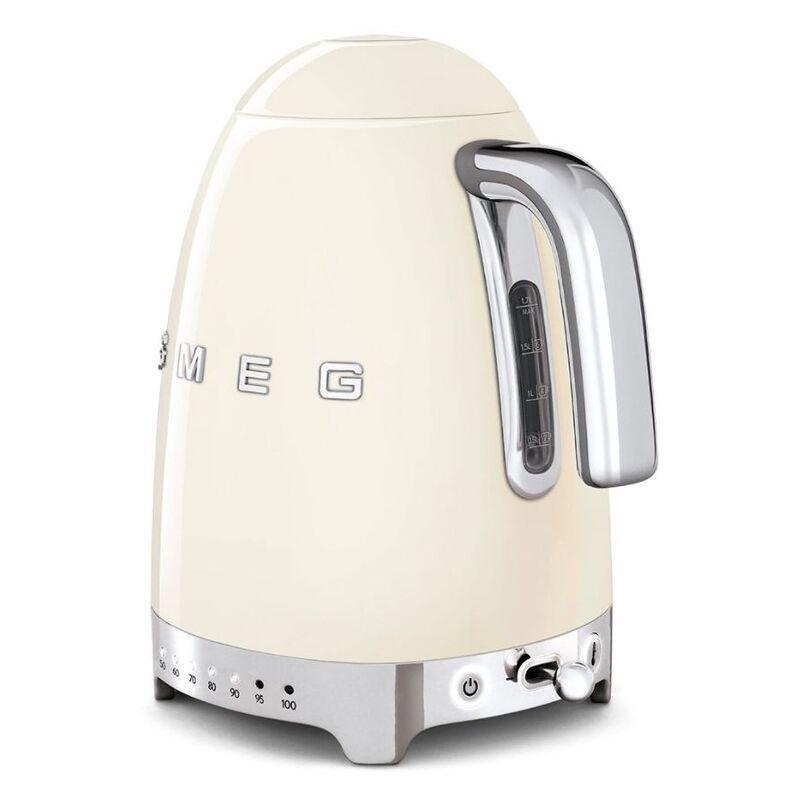 SMEG Variable Temperature Electric Kettle 1.7 Liters - Cream, , large image number 1