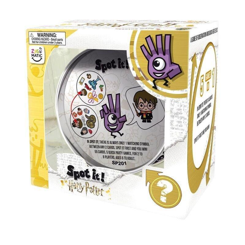 Zygomatic Spot It Harry Potter Box Card Game, , large image number 1