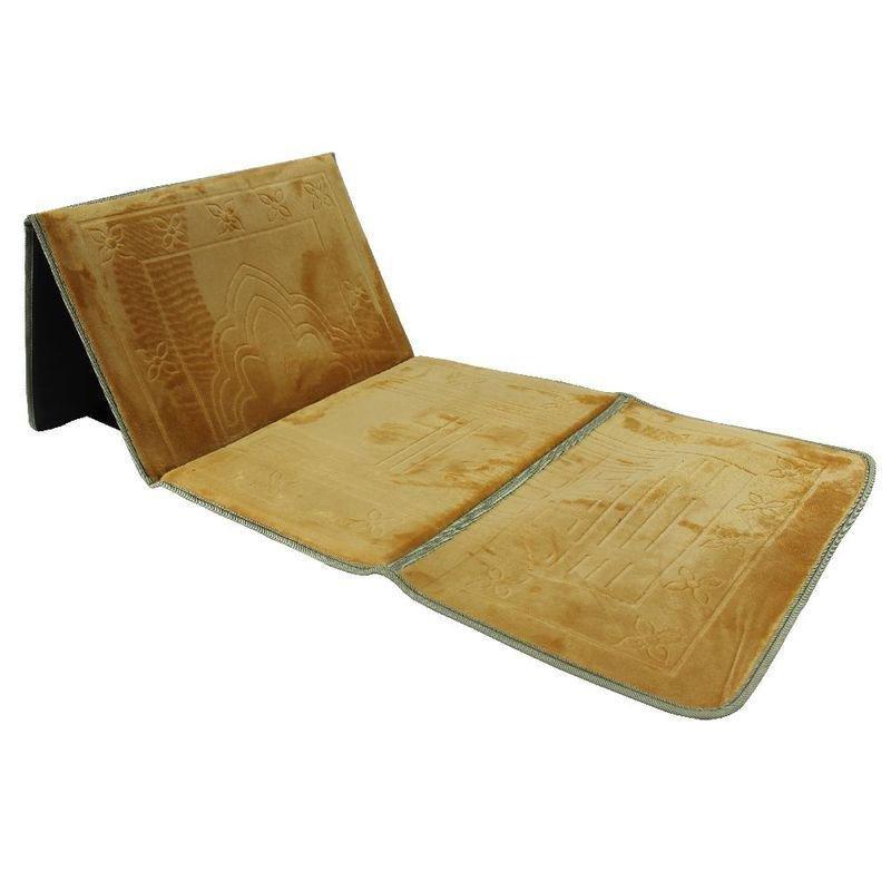 Sundus Most Useful Foldable Prayer Mat Brown, , medium