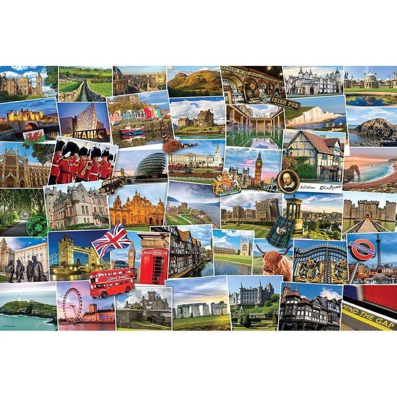 Eurographics Globetrotter United Kingdom Jigsaw Puzzle 1000 Pcs, , large image number 1