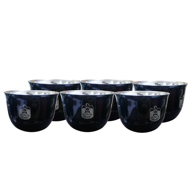 Rovatti Pola Arabica Stainless Steel Cup UAE Black 80ml, , large image number 0