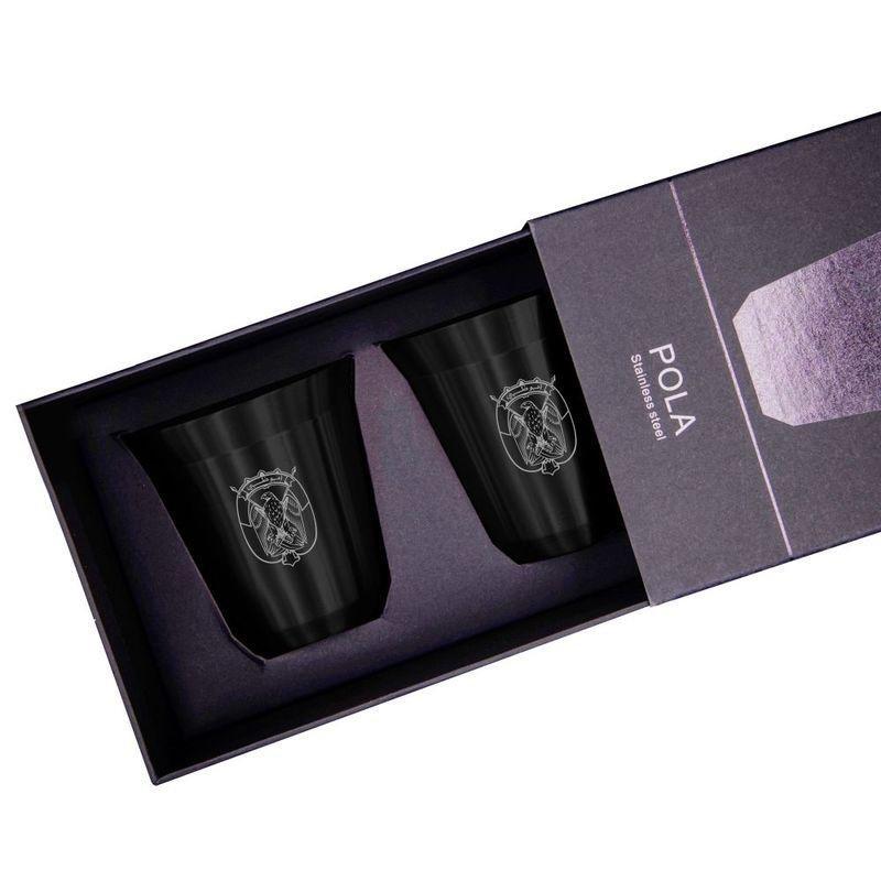 Rovatti UAE Pola Abu Dhabi Stainless Steel Cup Black 175ml, , large image number 0