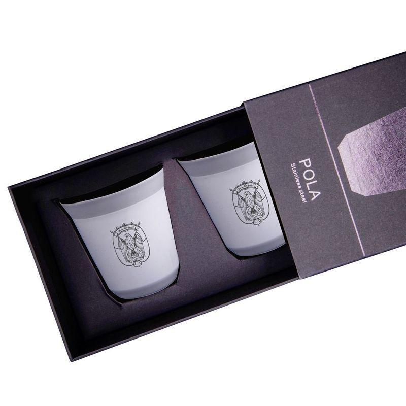 Rovatti Pola UAE Abu Dhabi Stainless Steel Cup White 175ml, , large image number 0