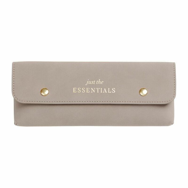 Kikki.K Leather Pencil Case Less Is More Mist Grey, , large image number 0