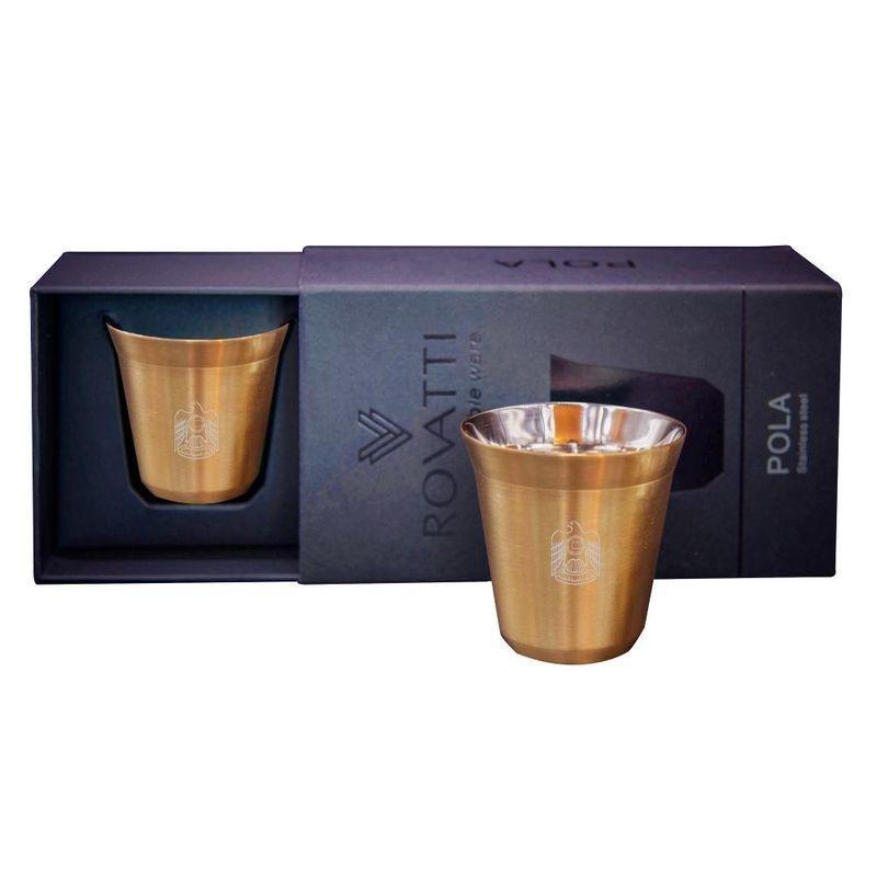 Rovatti Pola UAE Stainless Steel Cup Bronze 85ml, , large image number 0